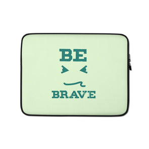 Facez Be Brave Laptop Sleeve