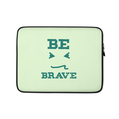 Facez Be Brave Laptop Sleeve