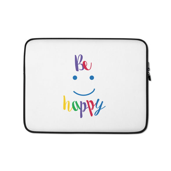 Facez Be Happy Laptop Sleeve